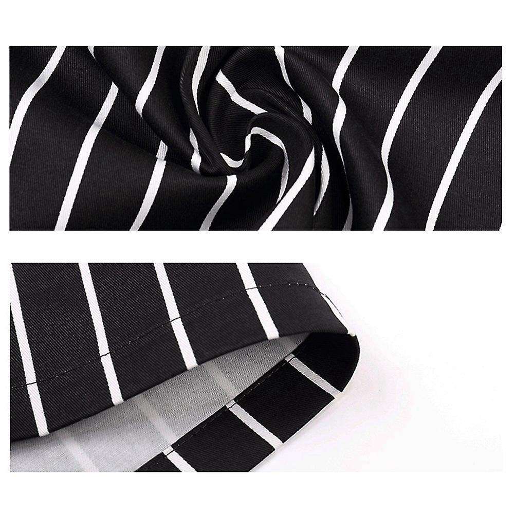 2 Pack Pockets Black Chef Apron for Women Men 30.3 Inch X 24 Inch