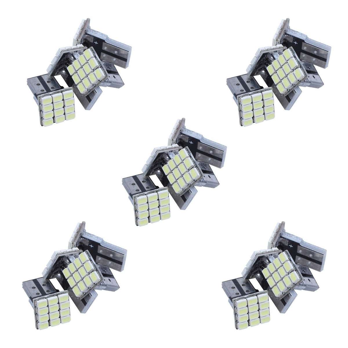 T10 W5w Canbus Blanco 1206 12-smd Led Coche Lampara 12v 4 Piezas
