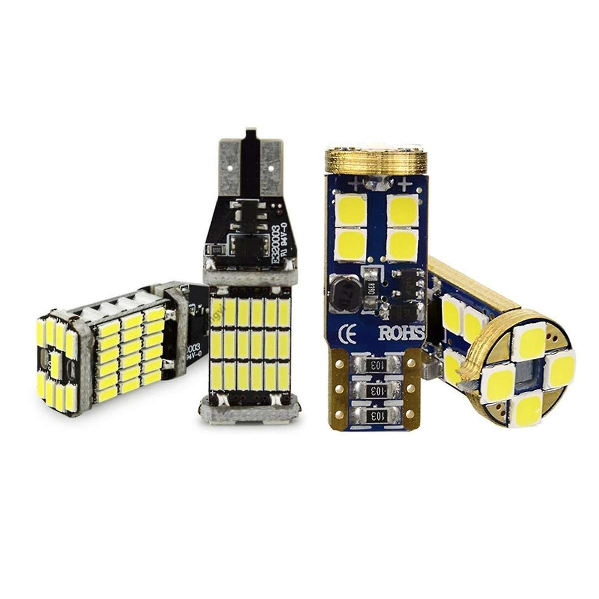 T10 168 Led Car Bulb 4pcs 194 W5w 12-smd 3030 Chipset Led Bulbs