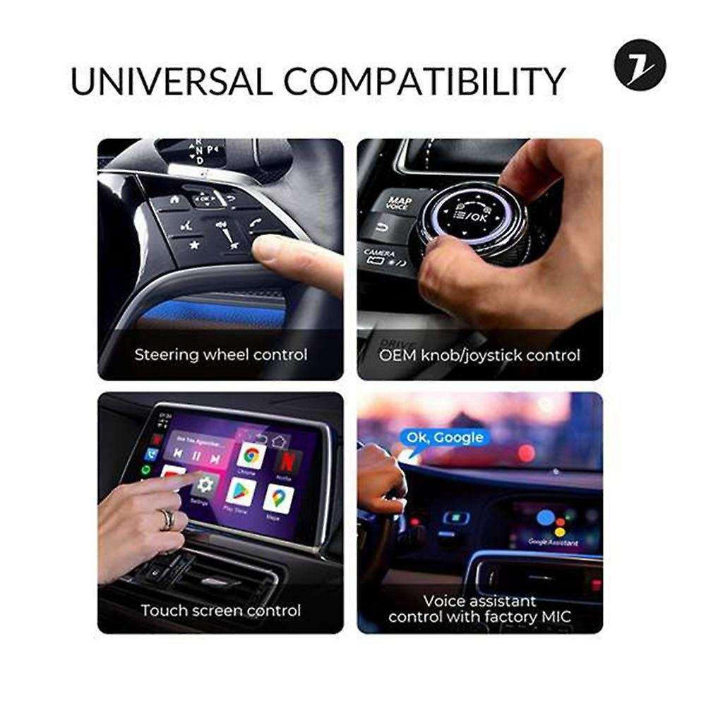5g Wireless Carplay Ios Android10.0 Auto Ai Box Car Multimedia Player