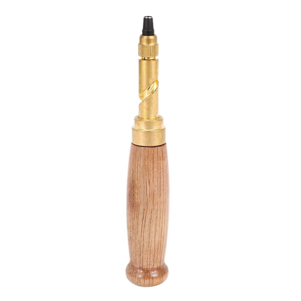 6pcs Punch Leather Tool,6 Tips 1.5m 2mm 2.5mm 3mm 3.5m 4mm