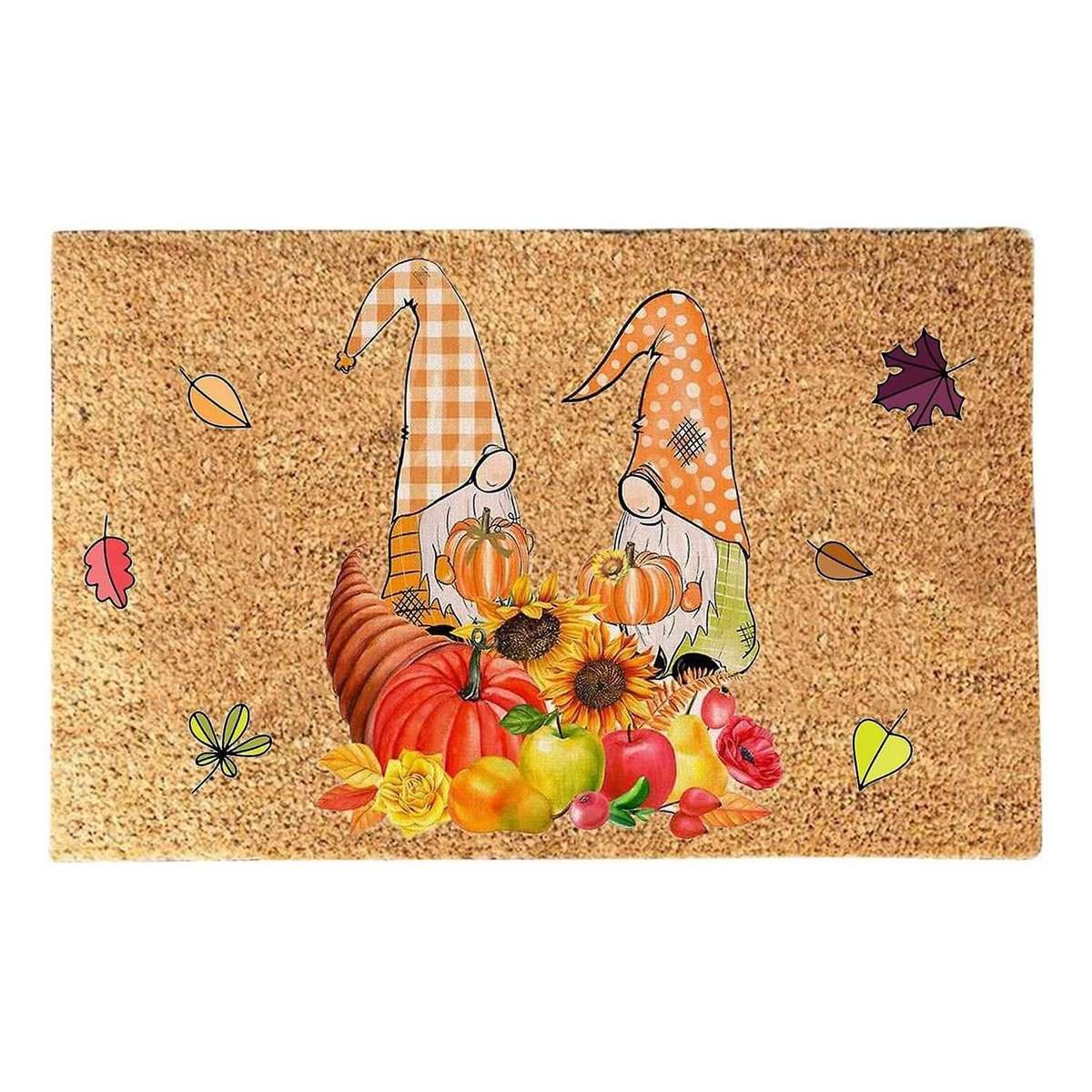 Thanksgiving Doormat Fall Autumn Door Mat Home Carpet 40x60cm G