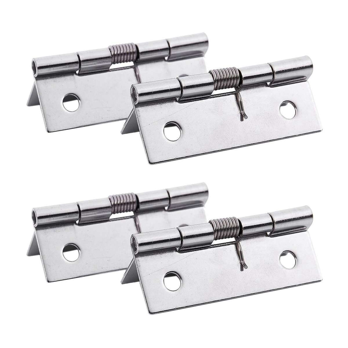 50x38x5mm,feder-scharniere Edelstahl, Silberfarben, 2 Stueck