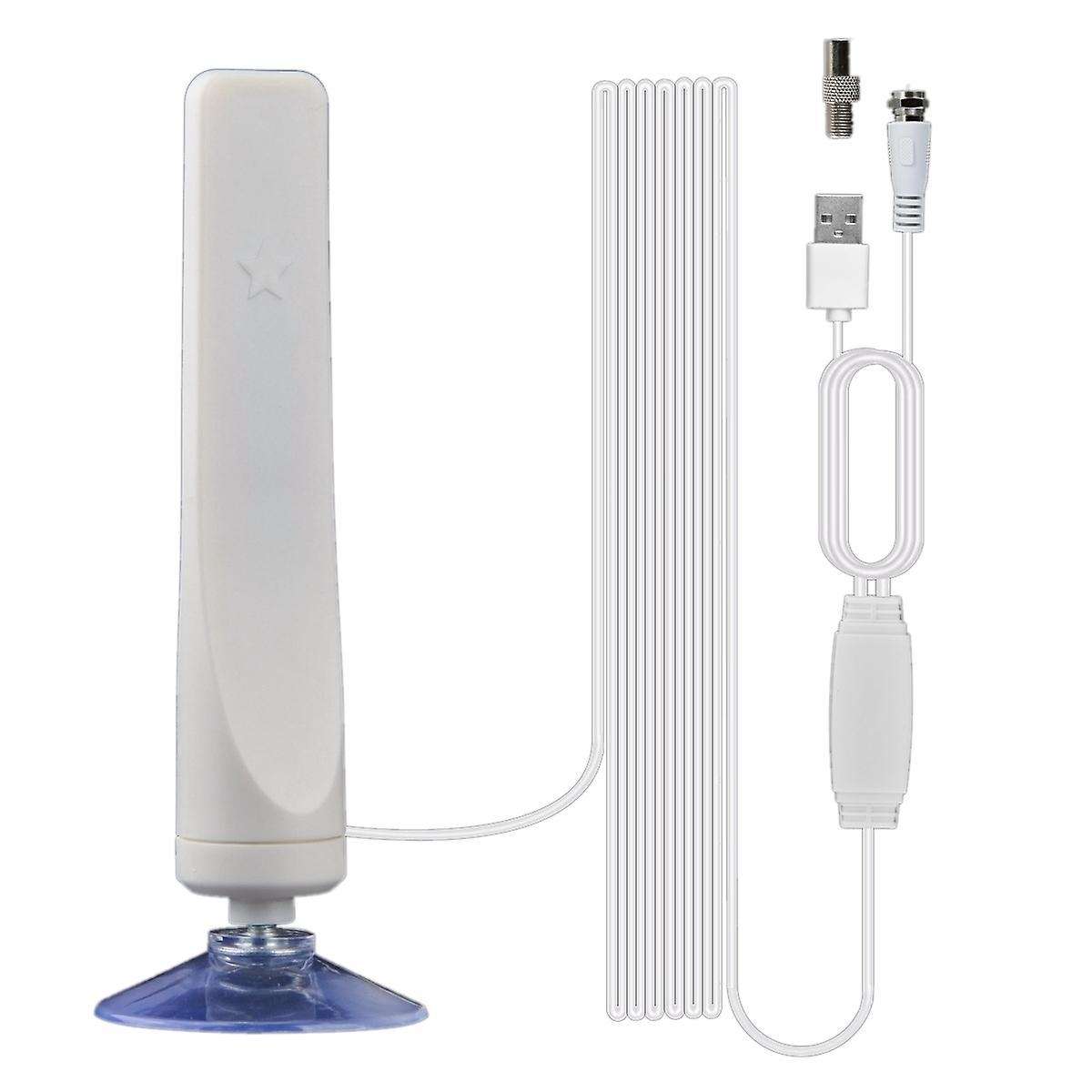 Indoor Digital Hdtv Antenna Tv 50 Miles Range Radius Amplifier Dvb-t2