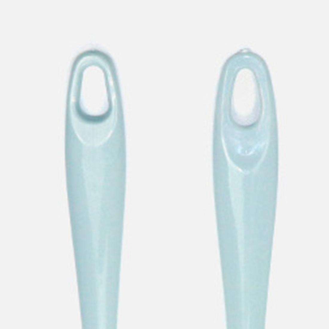 3 Pieces/set Baking Spatula Batter Silicone Spatula Brush Mixing Blue