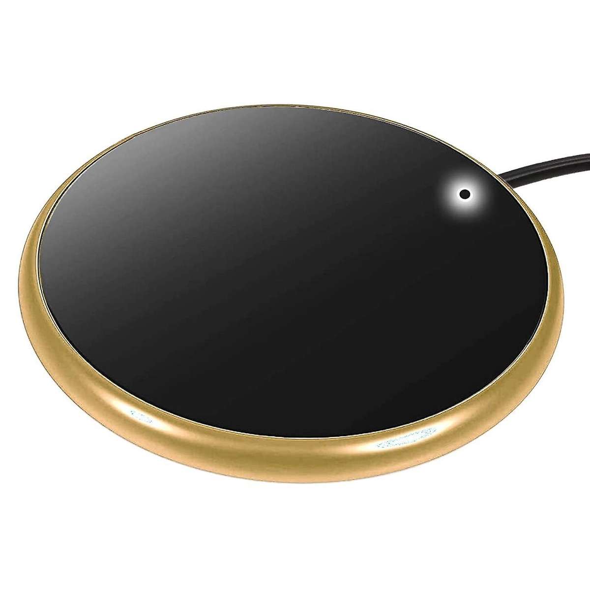 Coffee Warmer Coaster,usb Electric Heater for Office Home,gold 82 X 82 X 7mm