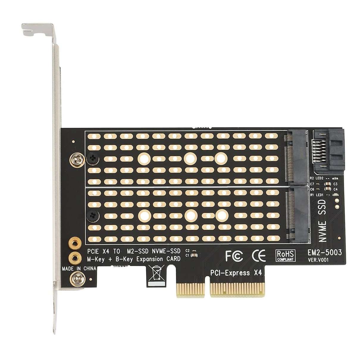 Add On Cards Pcie to M2/m.2 Adapter Sata M.2 Ssd Pcie Adapter Nvme/m2