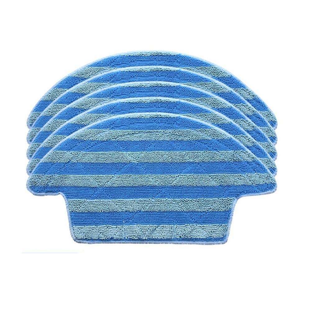 5 Pcs Mop Cloths for Ilife V55 Pro Sweeping Robot Cleaner Rag Parts