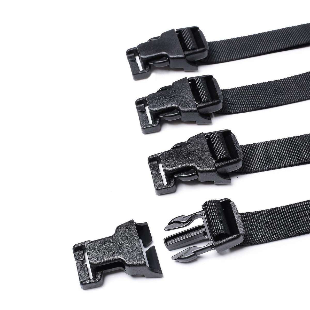 4pcs Molle Straps Backpack Vest Adapter Belts for Outdoor B