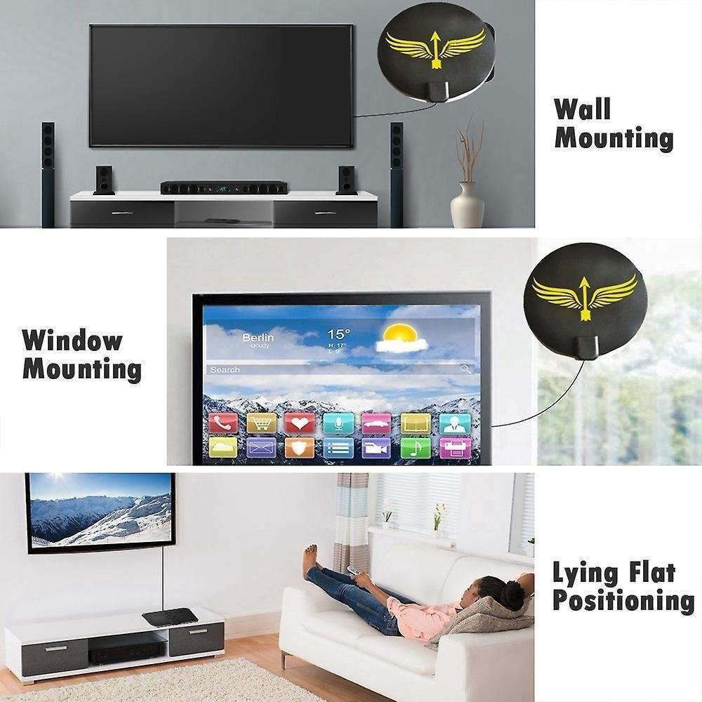 5000 Miles 4k Digital Antenna Dvb-t2 Hd Tv High Gain with Amplifier