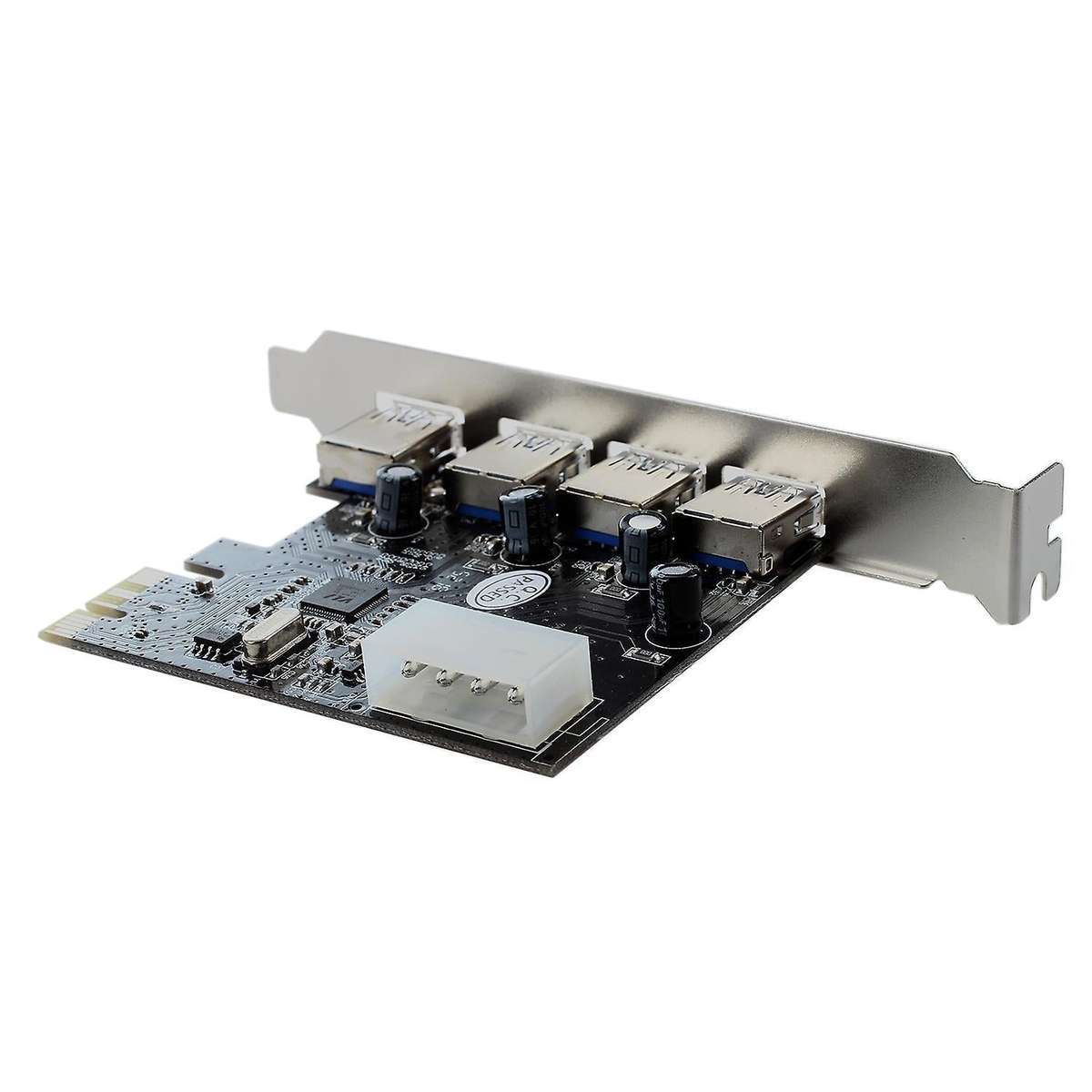 Fast Usb 3.0 Pci-e Pcie 4 Ports Express Expansion Card Adapter