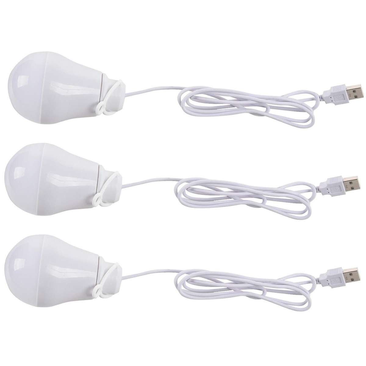 Dc5v 5w Ampoule Led Usb Lampe Portable (blanc)