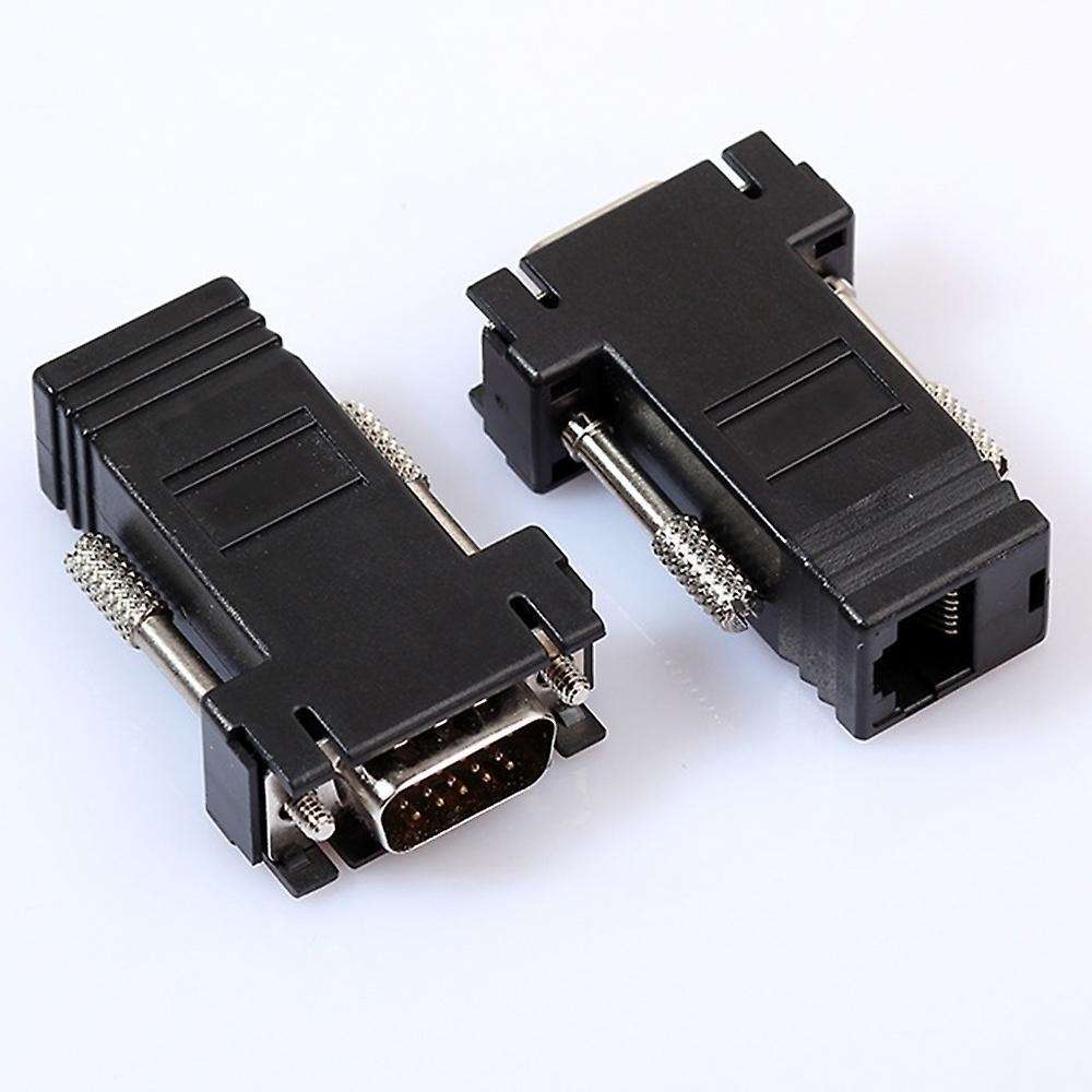 5pcs Rj45 to Vga Male to Lan Cat5 Cat6 Rj45 Network Cable Adapter