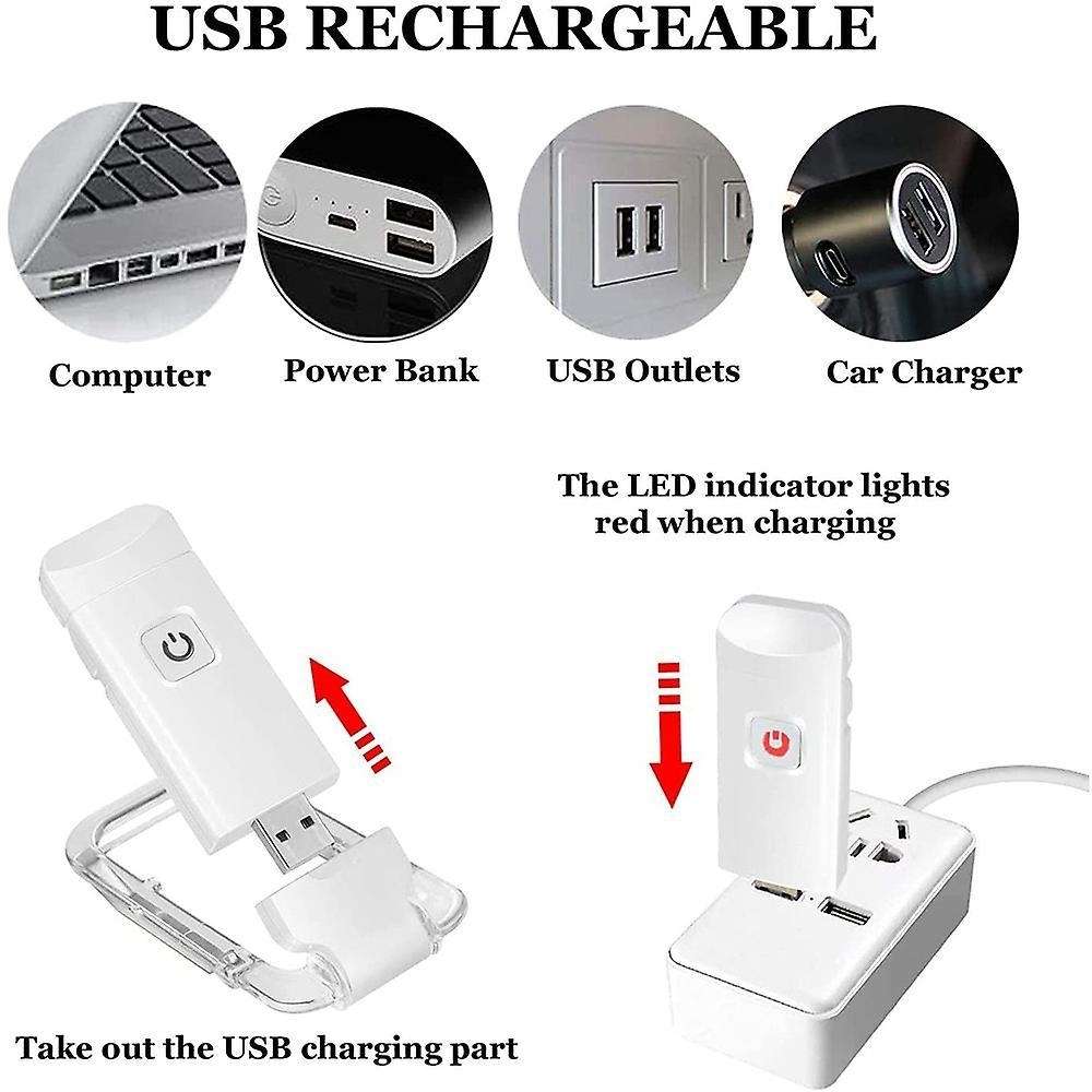 Usb Rechargeable Book Light,for Kids Reading In Bed,reading Lamp
