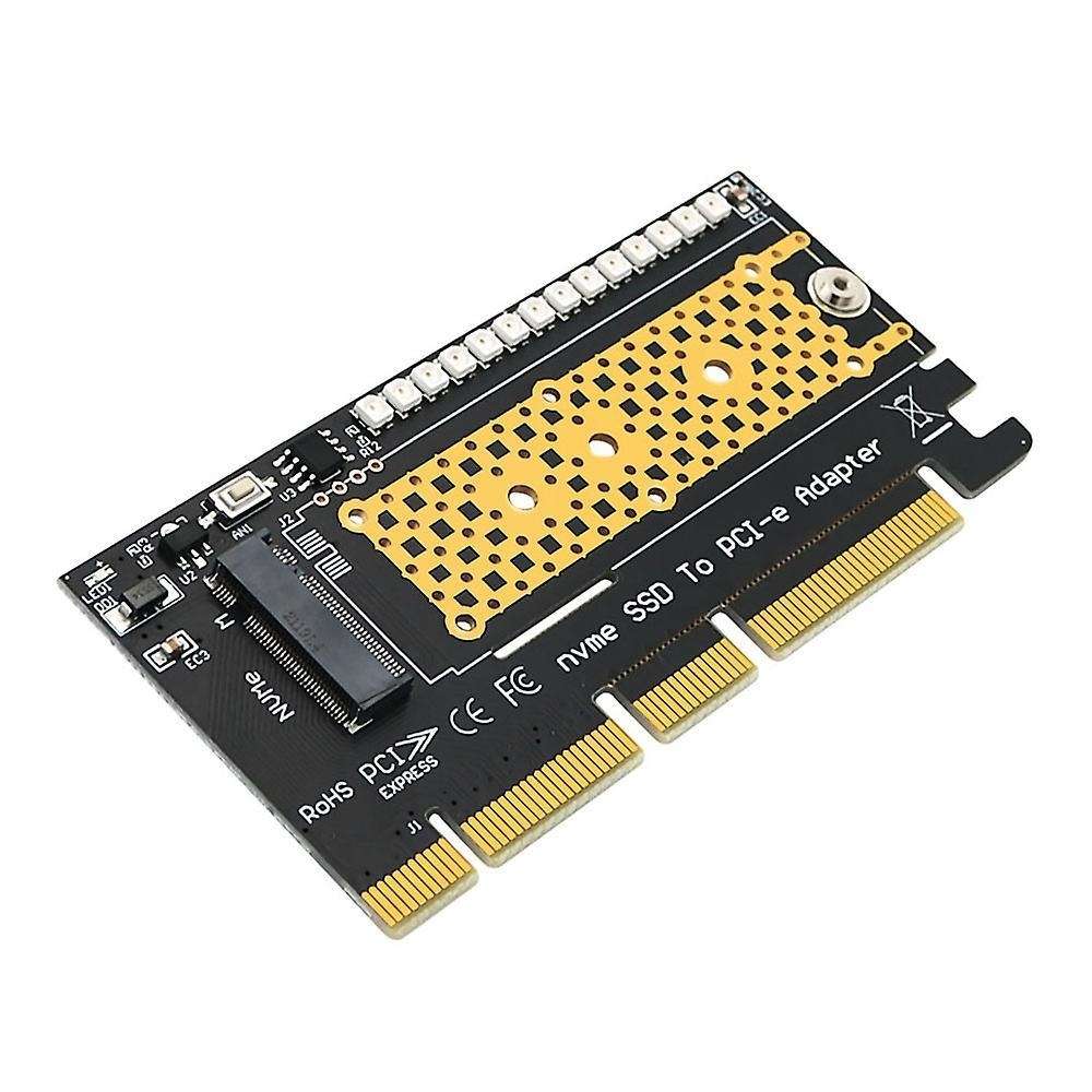 M.2 Nvme Ssd to Pci-e 4x/8x/16x Adapter with 3528 Colorful Flash