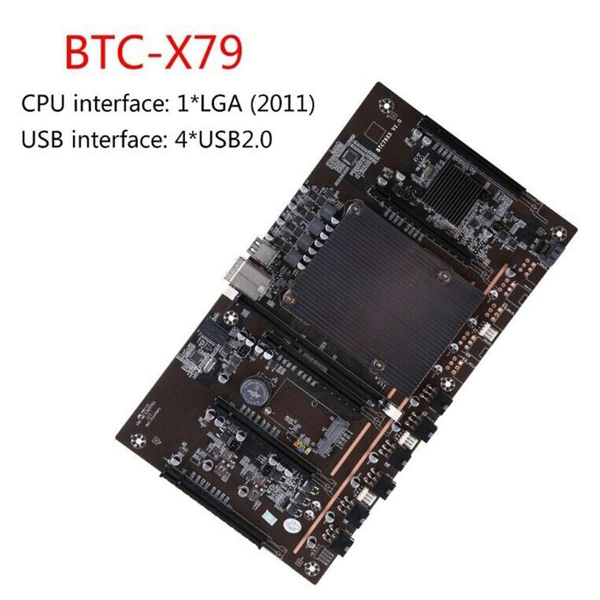 X79 H61 Btc Mining Motherboard Lga 2011 Ddr3 Support 3060 3070 3080