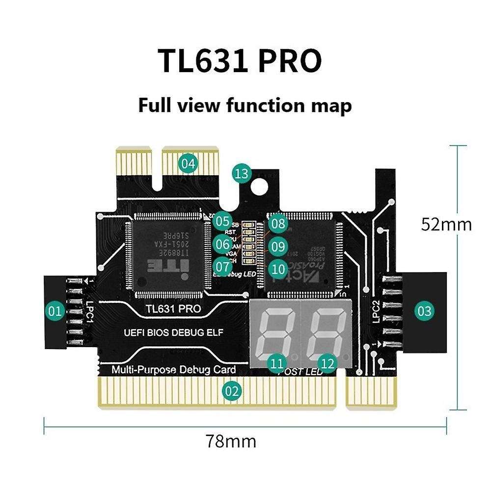 Tl631 Pro Universal Laptop and Pc Pci Pci-e Mini Pci-e Lpc,b
