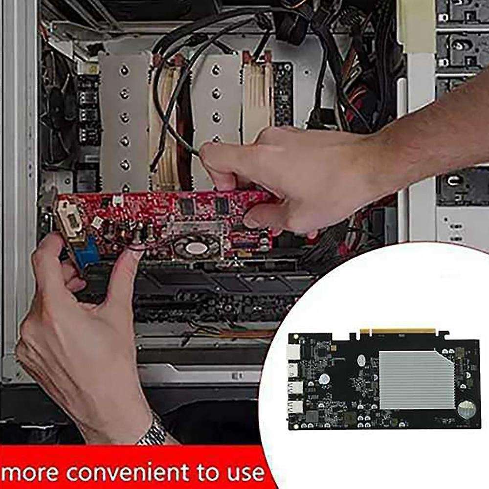Eth-hsw2 Btc Mining Motherboard Set with 4x6pin to 8pin Power Cord