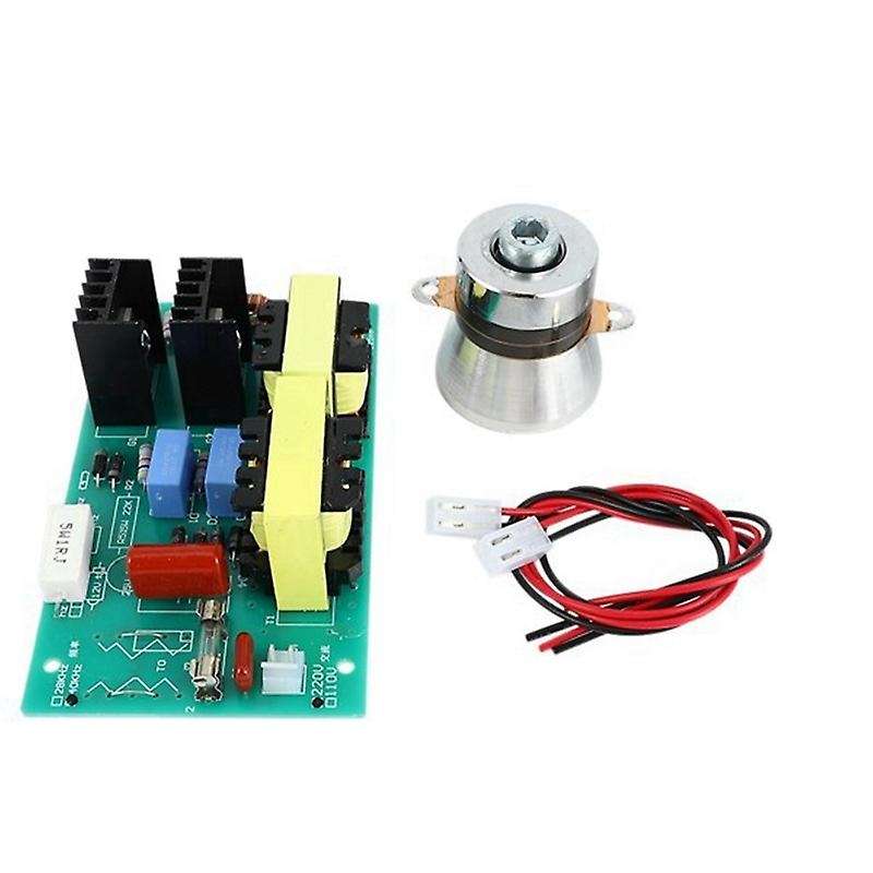 220V 100W 40KHZ Ultrasonic Cleaning Transducer Cleaner High Performance +Power Driver Board Ultraso