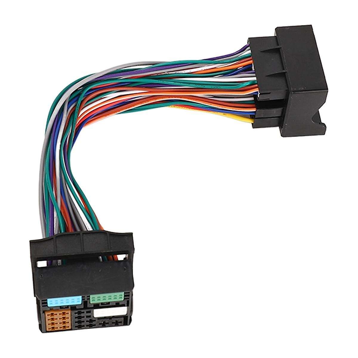 23cm 52Pin Extension Adapter Cable with Quadlock Connector Radio Wiring Harness for A1 A3 A4 A5 A6