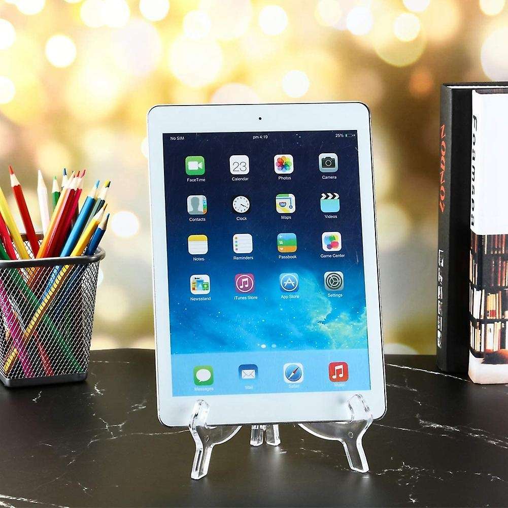 24 Pieces Plastic Easel Plate Display Stands Holders Picture Easel At Weddings, Home Decoration (Cl