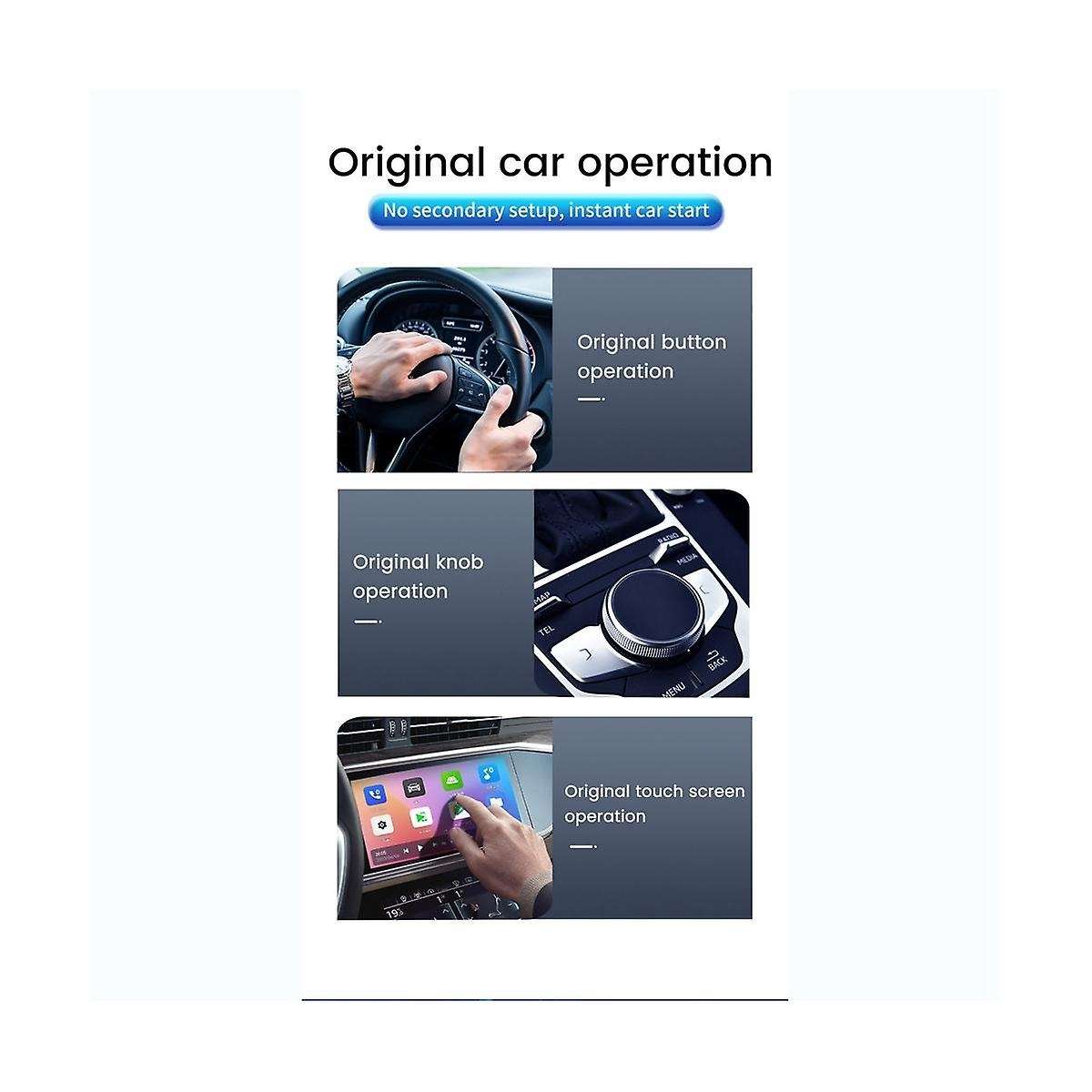 2g+16g Carplay Ai Box Android 11 Wireless Android Auto & Carplay Bluetooth Qcm2290 4-cores Wifi Tf