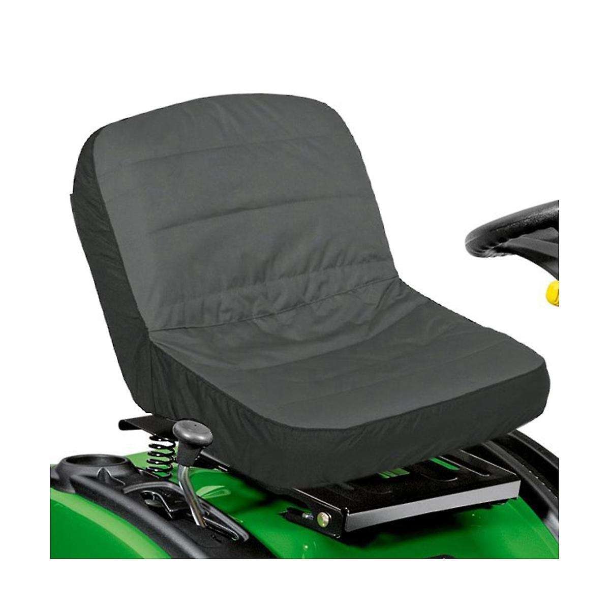 2pack Universal Riding Lawn Mower Tractor Seats Cover Padded Comfort Pad Storage Pouch Medium Black