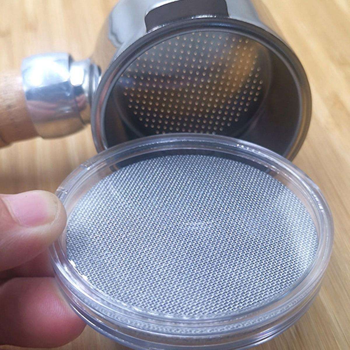2PC 51mm Puck Screen/Espresso Portafilter Lower Shower Screen/Contact Screen - Stainless Steel