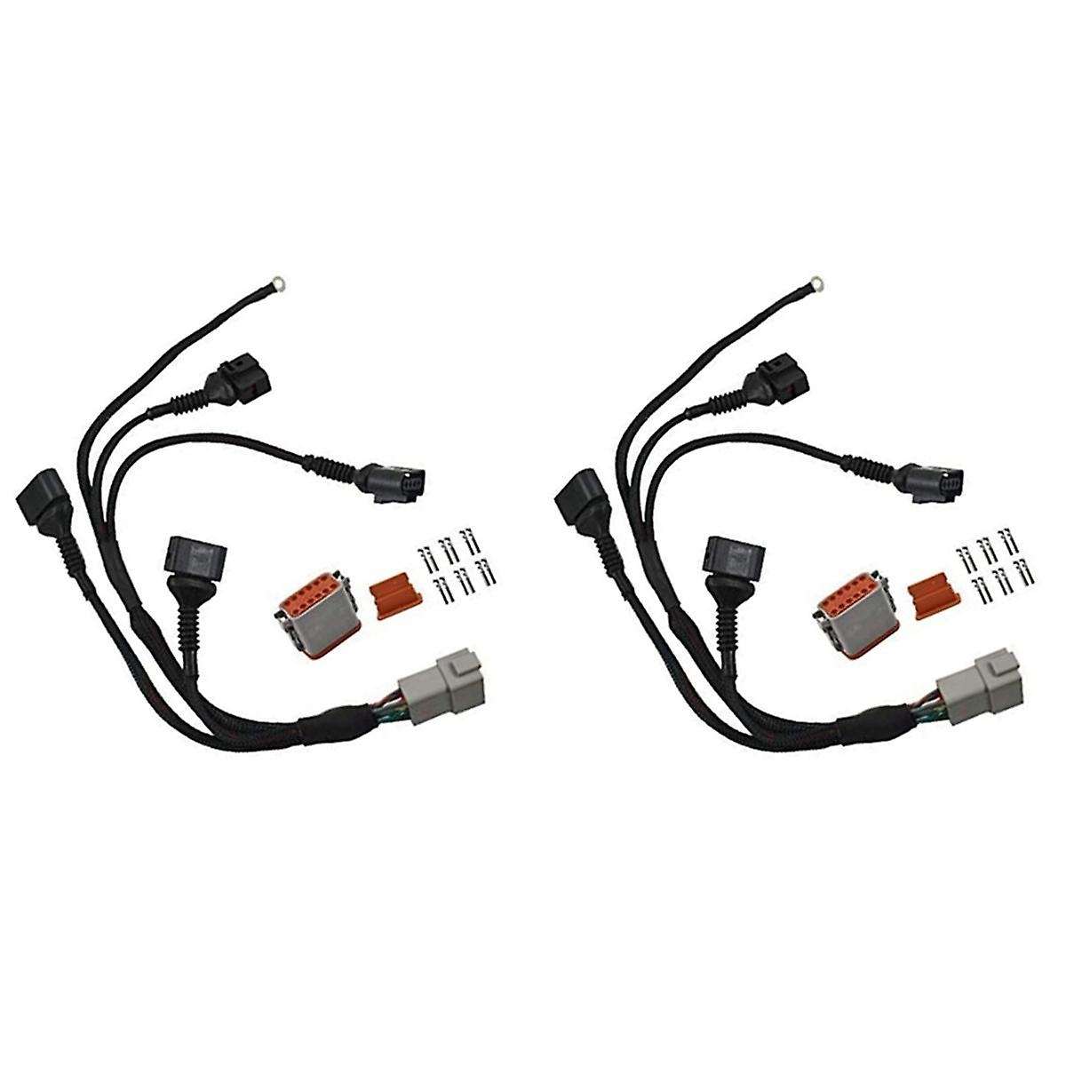 2pcs 1.8t Ignition Coil Wiring Harness Loom for 1997-2006 Tt A4 Golf 1.8l Turbocharged