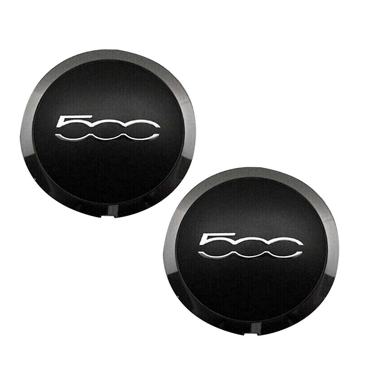 2Pcs 133mm Hubcap for Wheels Centre Hub Caps 68078419AC 68078421AC Dust Cover 51884863 Black