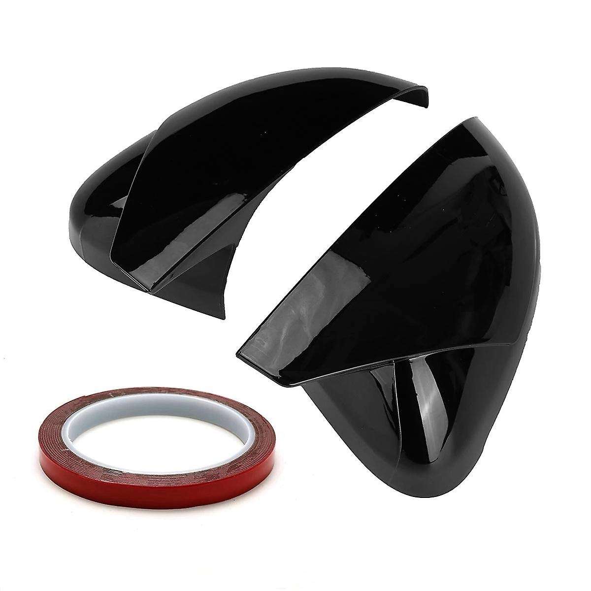 2Pcs A4 Mirror Cover Add-on Car Rear View Rearview Side Mirror Cover Cap for A4 S4 RS4 A5 S5 RS5 201
