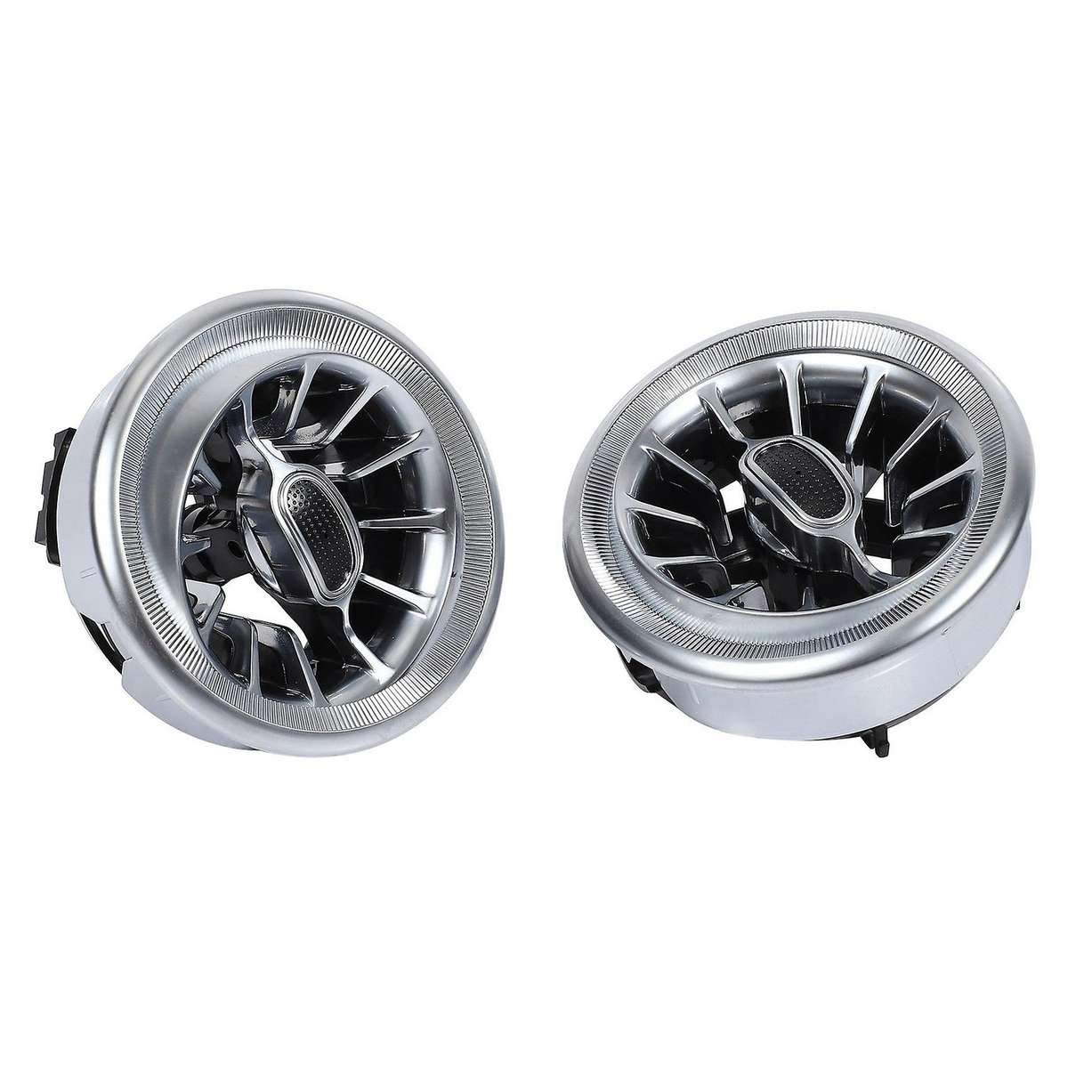 2Pcs Car Front Dashboard AC Condition Vent Outlet Trim for V Class Vito Viano W447 2015-2019