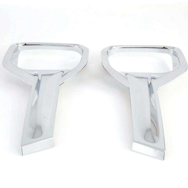 2Pcs Car Front Fog Lamp Cover Fog Lamp Decorative Frame Auto Accessories for Seltos KX3 2019 2020