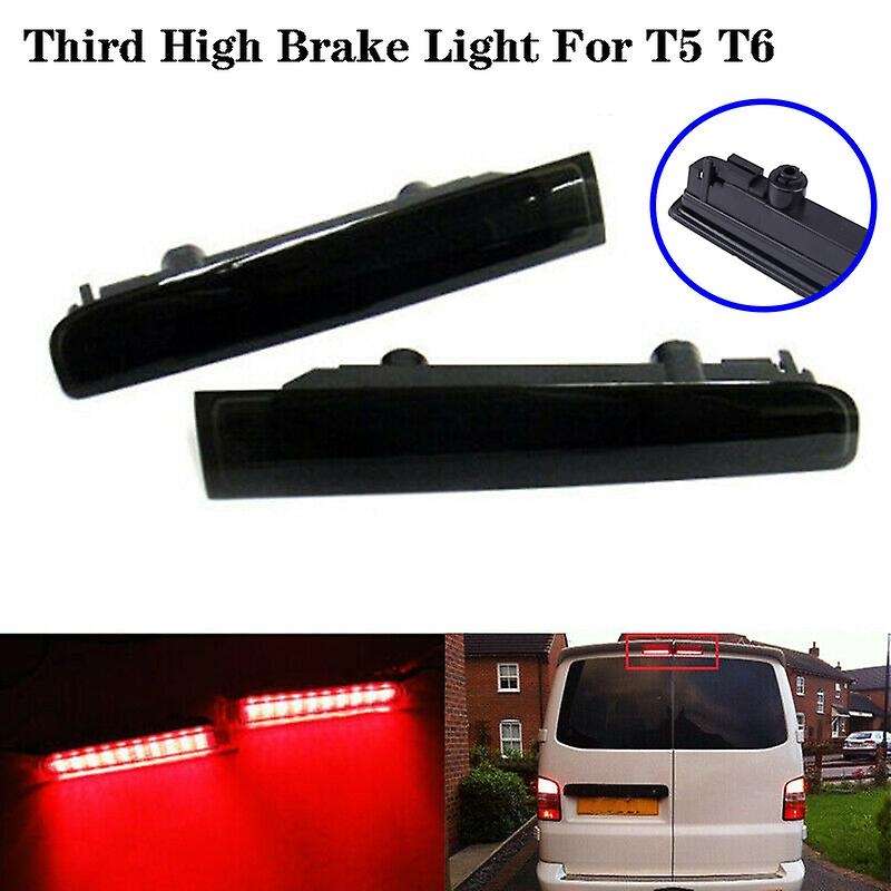 2PCS Car Third High Brake Light Barn Door Rear Brake Light High Mount Stop Lamp for T5 T6 2003-2016
