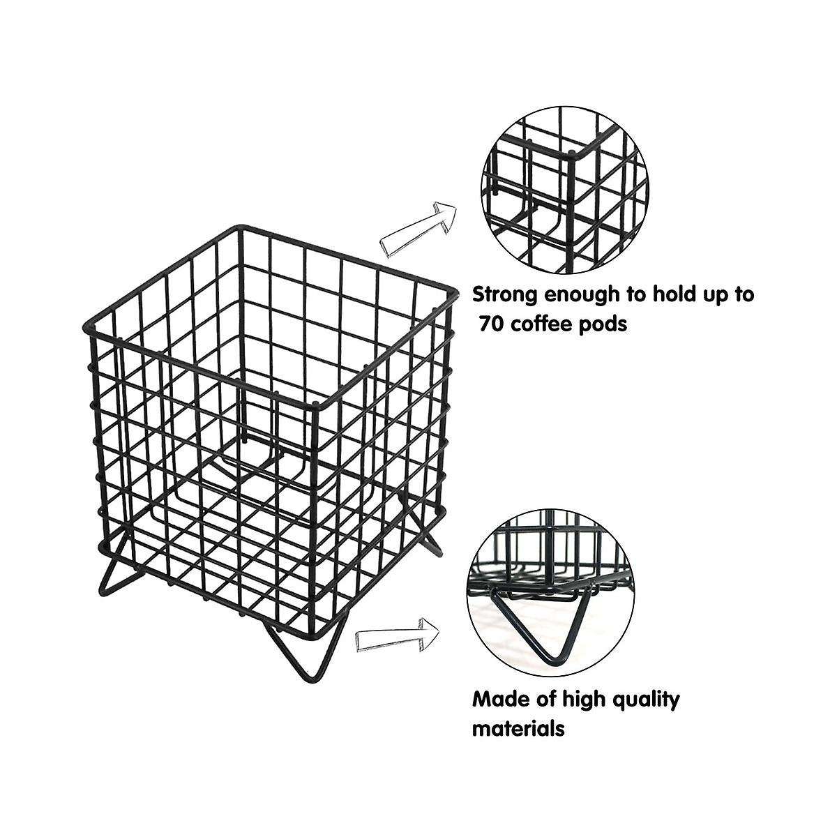 2PCS Coffee Pod Holder,K Cup Organizer,Coffee Bar Organizer,K Cup Organizer,Coffee Pod Storage Orga