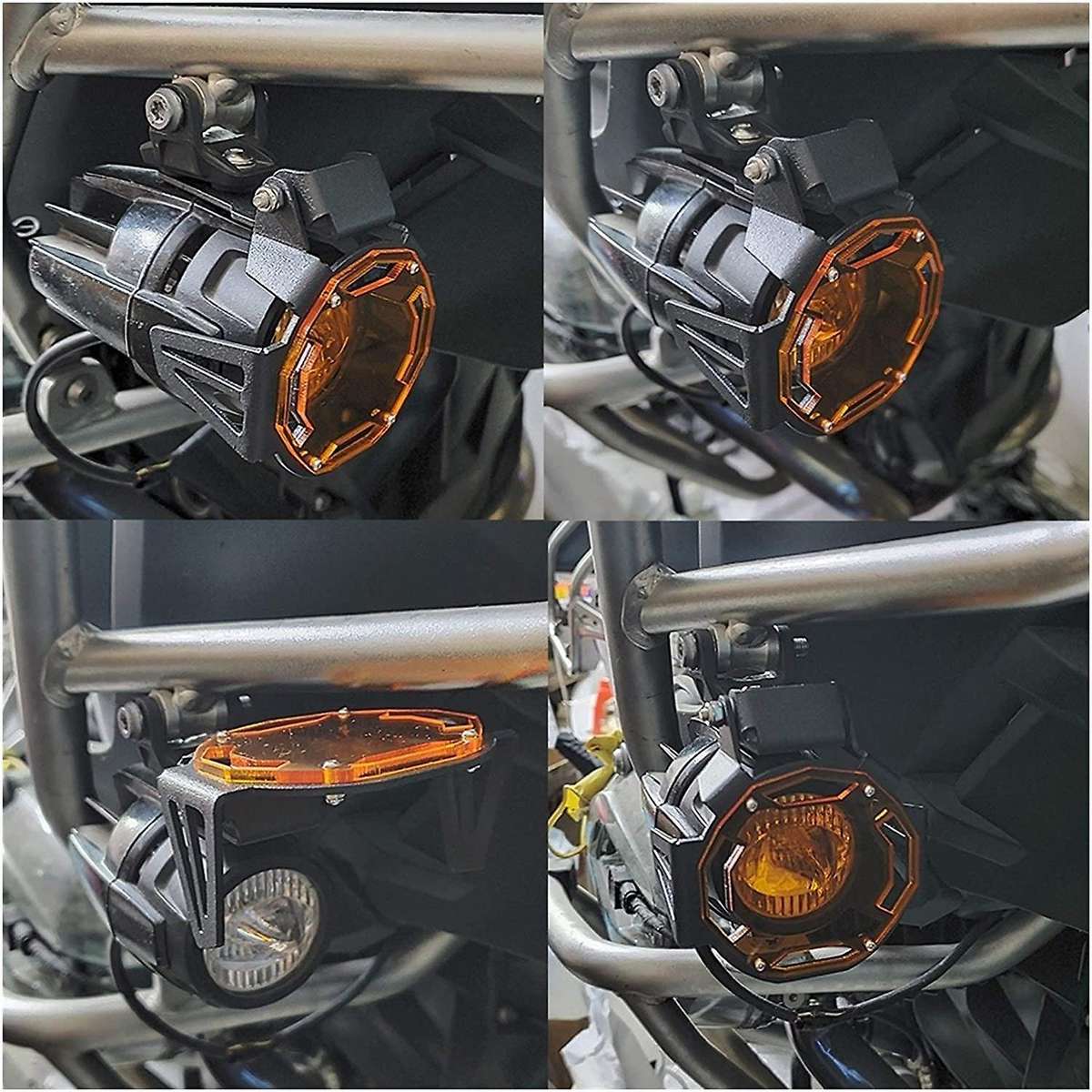 2Pcs for - R1200GS F800GS R1250GS F850GS F750GS ADV Motorcycle Flippable Fog Light Protector Guard L