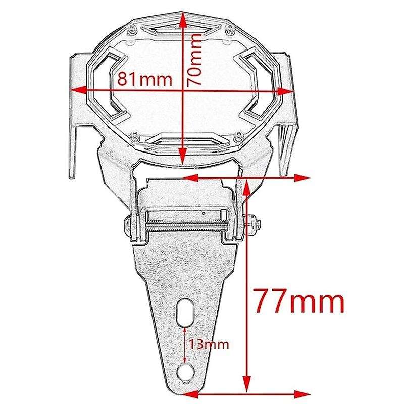 2Pcs for - R1200GS F800GS R1250GS F850GS F750GS ADV Motorcycle Flippable Fog Light Protector Guard L
