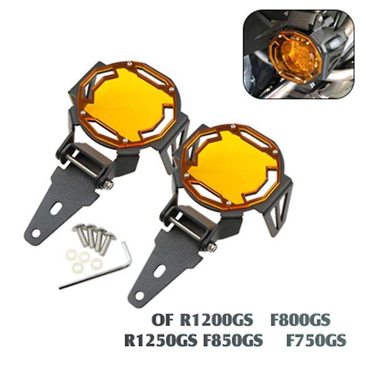 2Pcs for - R1200GS F800GS R1250GS F850GS F750GS ADV Motorcycle Flippable Fog Light Protector Guard L
