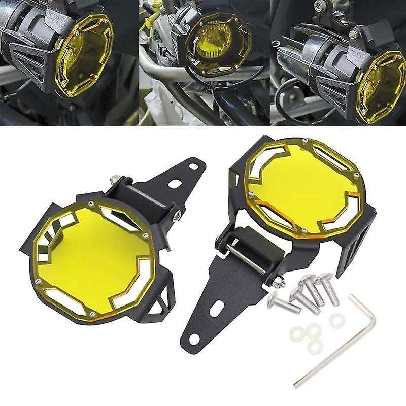 2Pcs for - R1200GS F800GS R1250GS F850GS F750GS ADV Motorcycle Flippable Fog Light Protector Guard L