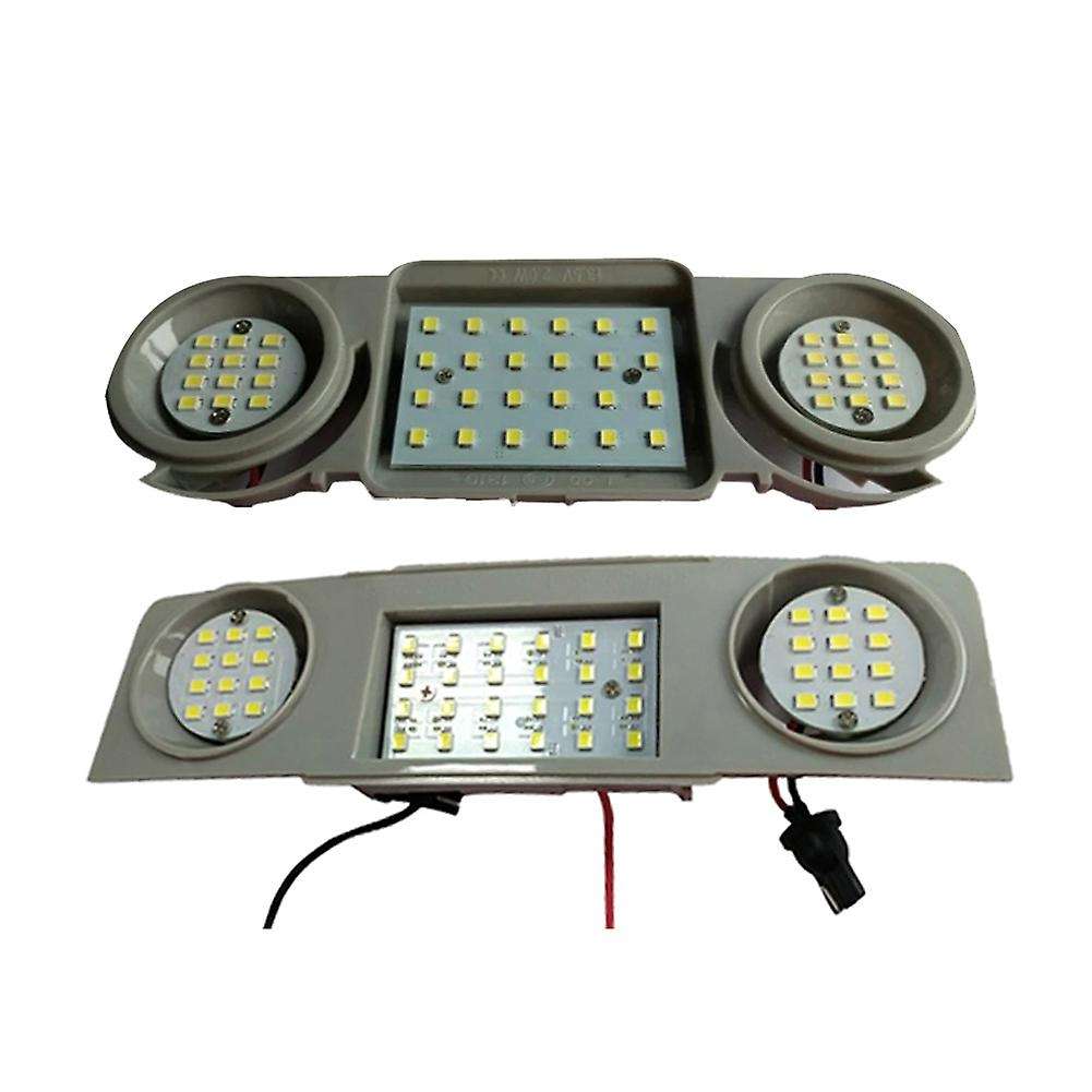 2Pcs Front+Rear Car Dome Roof Light Roof Reading Lamp for  CC Golf 4 5 6 Plus 1K2