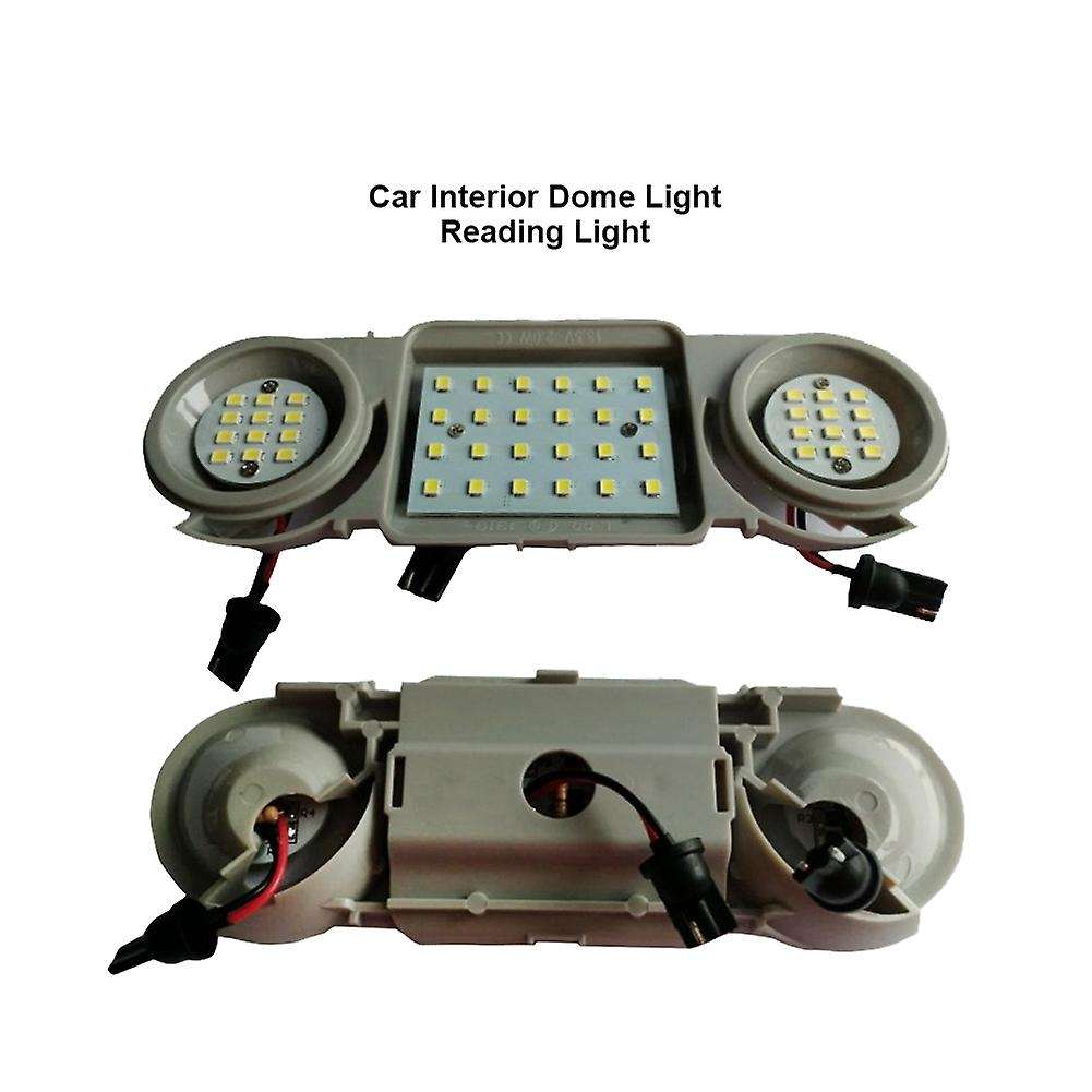 2Pcs Front+Rear Car Dome Roof Light Roof Reading Lamp for  CC Golf 4 5 6 Plus 1K2