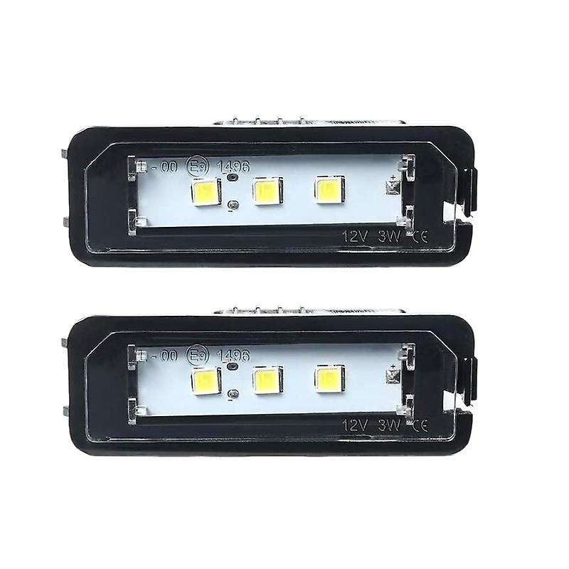2Pcs LED License Plate Light Lamp Assembly for Golf - CC Rabbit