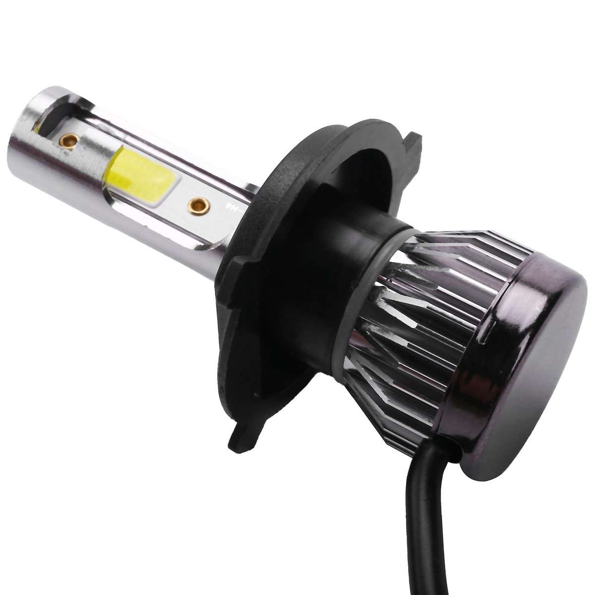2Pcs Mini 1400W LED Headlight Bulbs Conversion Kit FOG Driving Light Hi-Low Lamps DRL 6000K White-Pl