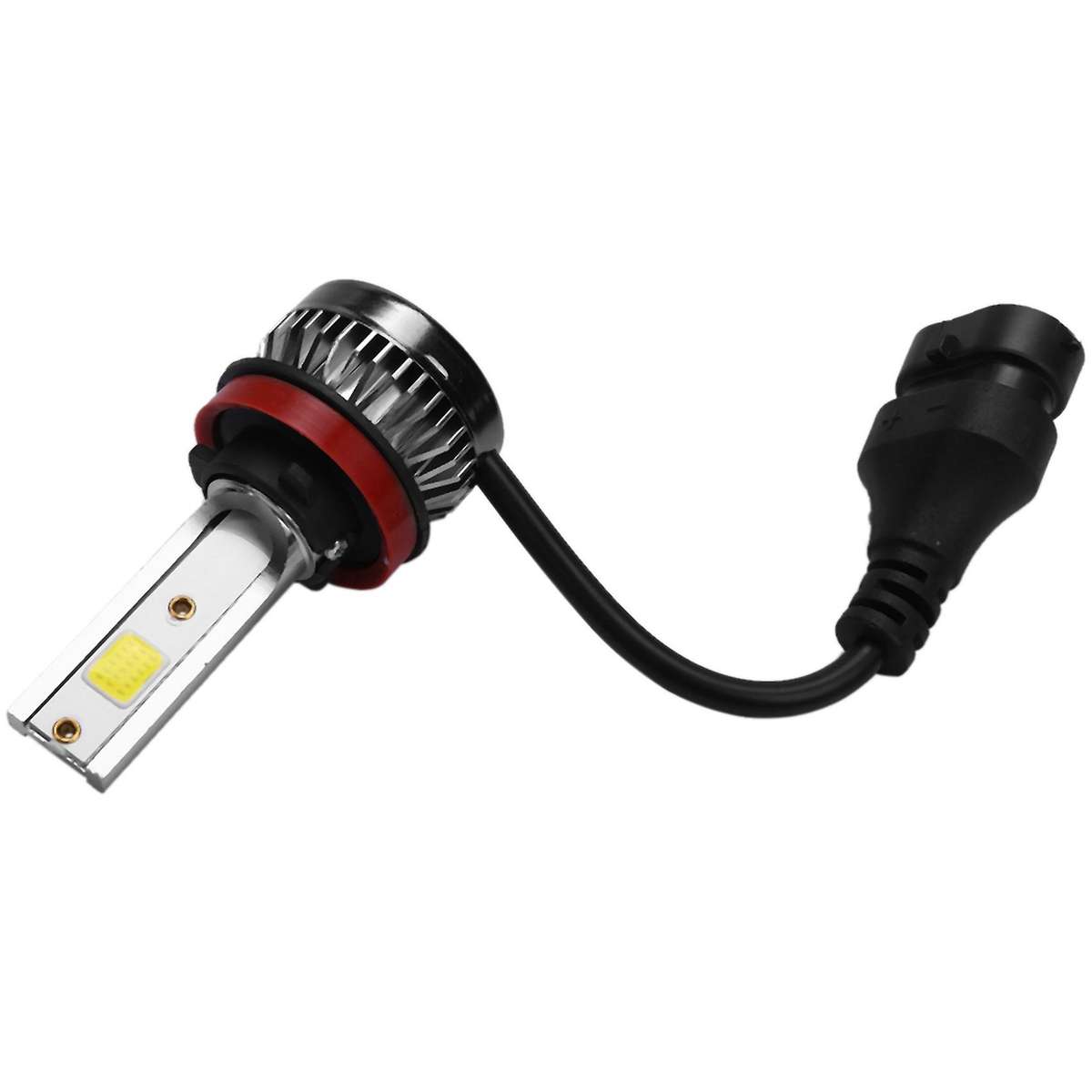 2Pcs Mini 1400W LED Headlight Bulbs Conversion Kit FOG Driving Light Hi-Low Lamps DRL 6000K White-Pl
