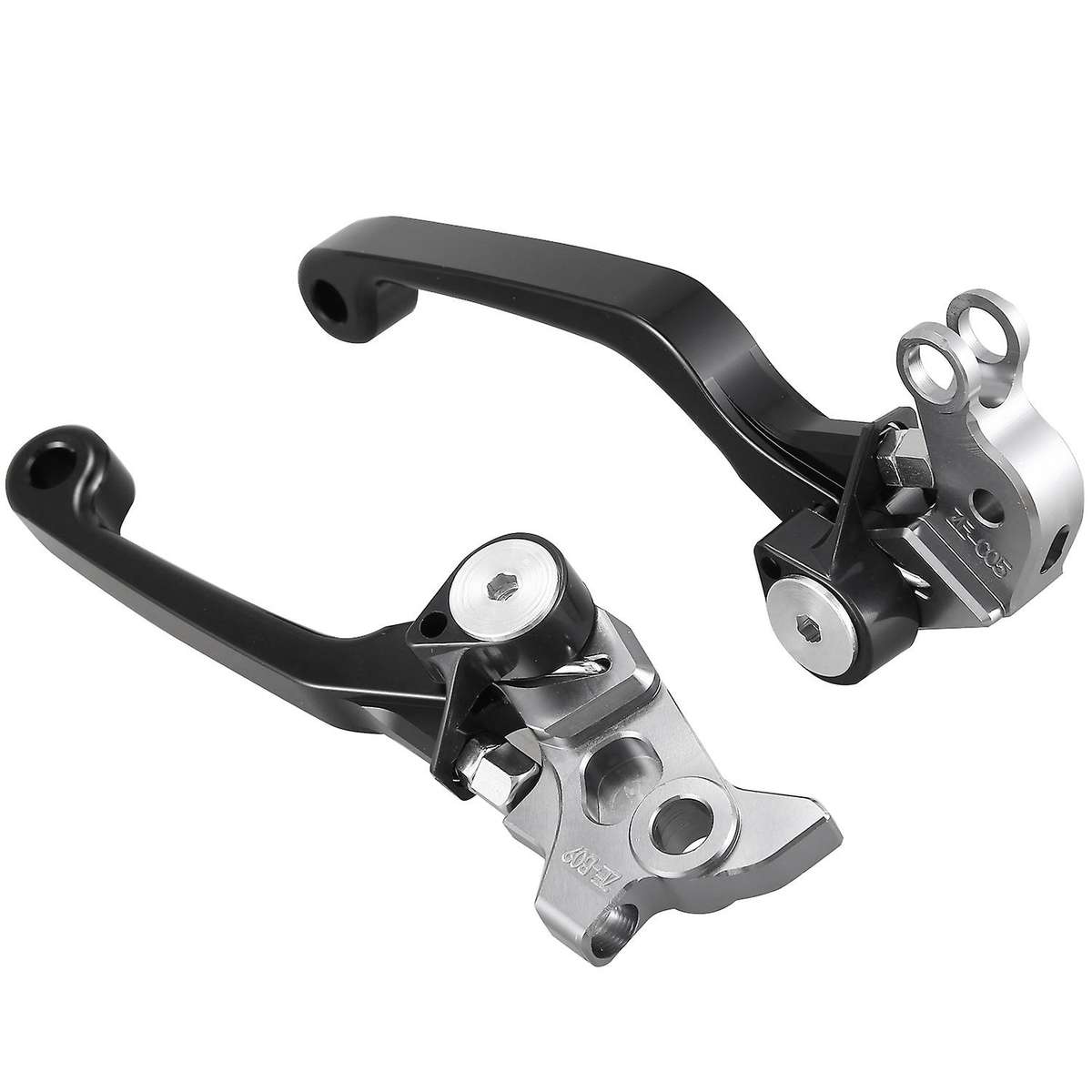 2Pcs Motorcycle Brake Lever Handle CNC Motorcycle Clutch Brake Lever Handle Black for 65SX 65XC 2004