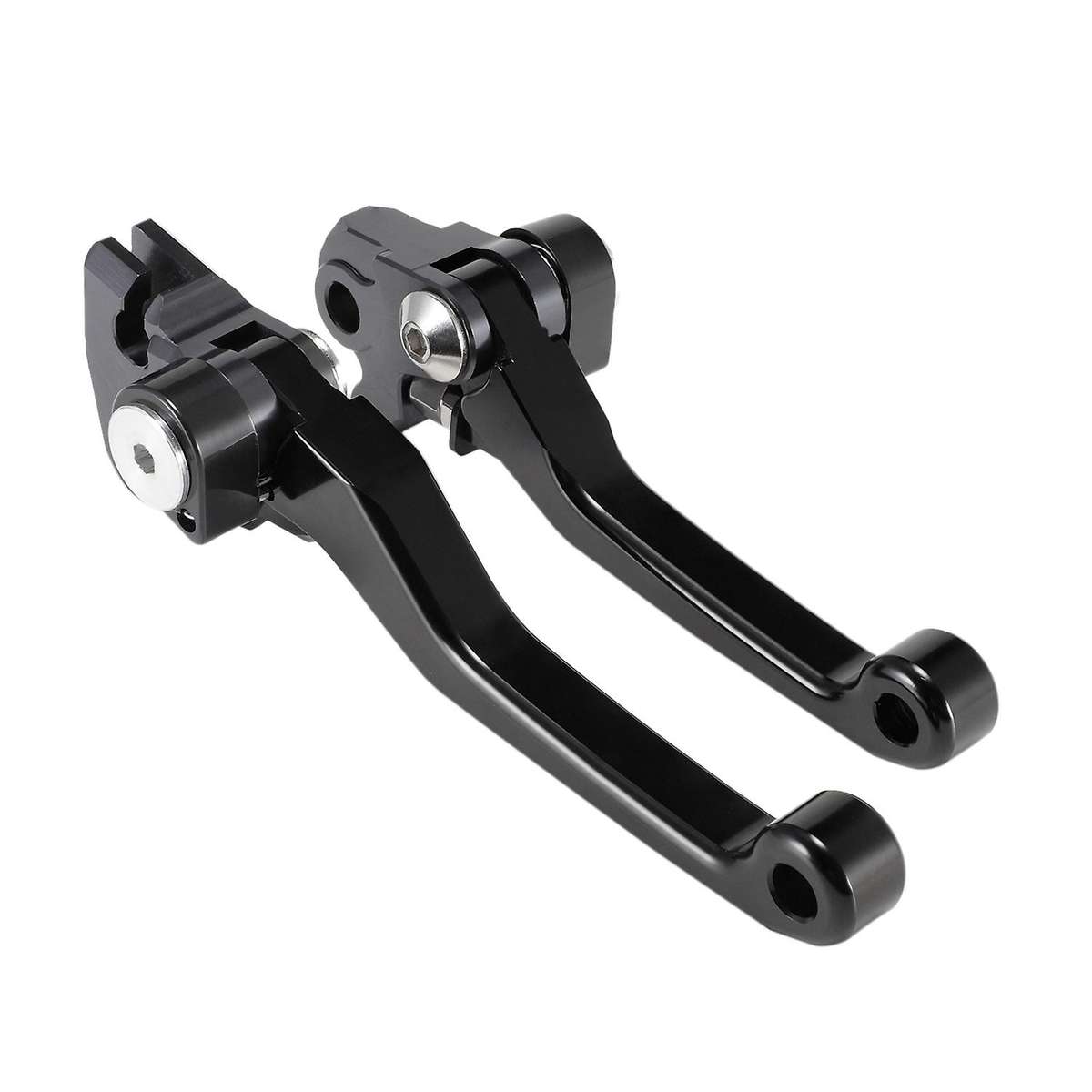 2Pcs Motorcycle Brake Lever Handle CNC Motorcycle Clutch Brake Lever Handle Black for CR80R CR85R CR