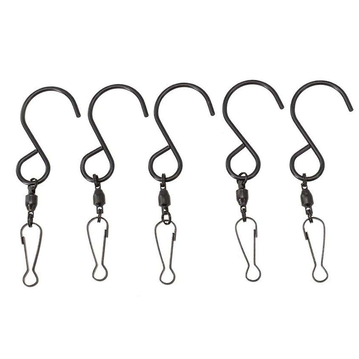 2PCS Versatile Rotating Hooks for Hanging Crystal Twisters and Bird Feeders