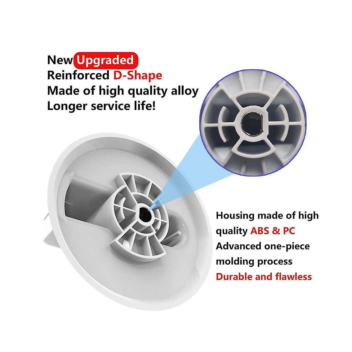 2pcs We03x25285 Dryer Main Control Knob for Dryer Dryer Replaceable for Ap6032623/ps11763058 Dryer