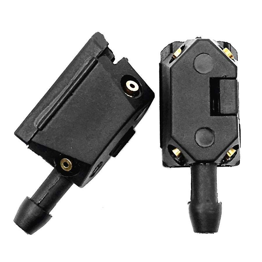 2Pcs Windscreen Washer Jet Universal Black Car Arm Windscreen Washer Wiper Blade Water Spray Jets N