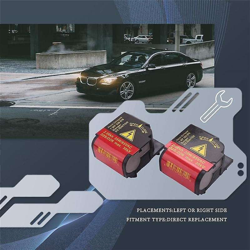 2Pcs Xenon HID Headlight Bulb Igniter Socket Holder for - - - Golf 1307329076